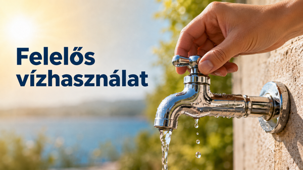 Felelős vízhasználatra kér az Északdunántúli Vízmű